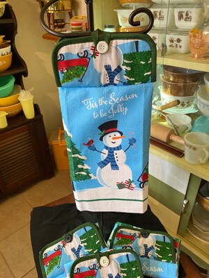 Snowman Hanging Dish Towel - image5